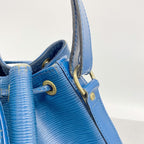 Louis Vuitton Shoulder Bag Epi Noe Toledo Blue — view 7