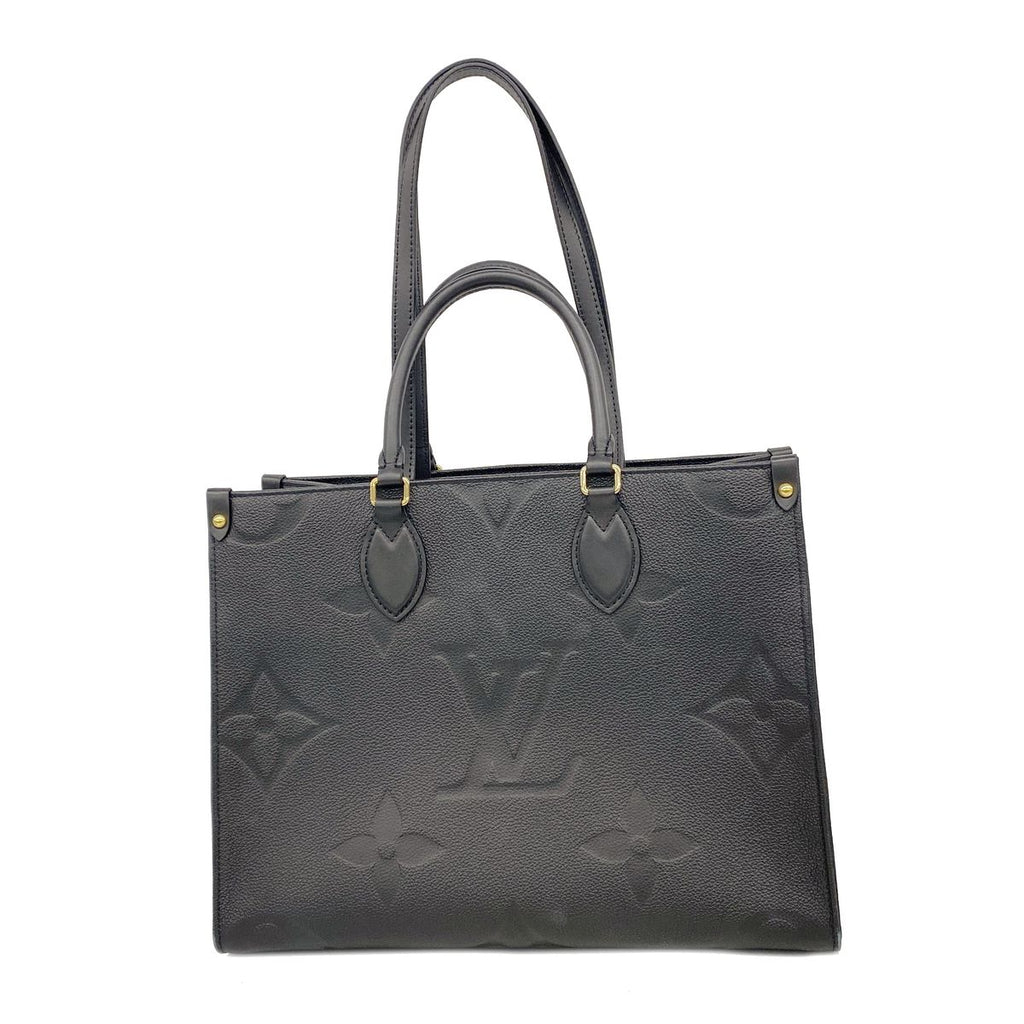 Louis Vuitton Tote Bag Monogram Empreinte On The Go MM Noir 2-Way