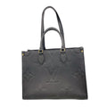 Louis Vuitton Tote Bag Monogram Empreinte On The Go MM Noir 2-Way