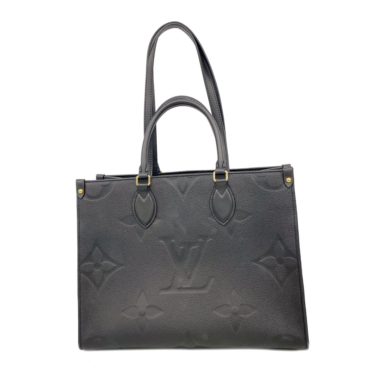 Louis Vuitton Tote Bag Monogram Empreinte On The Go MM Noir 2-Way