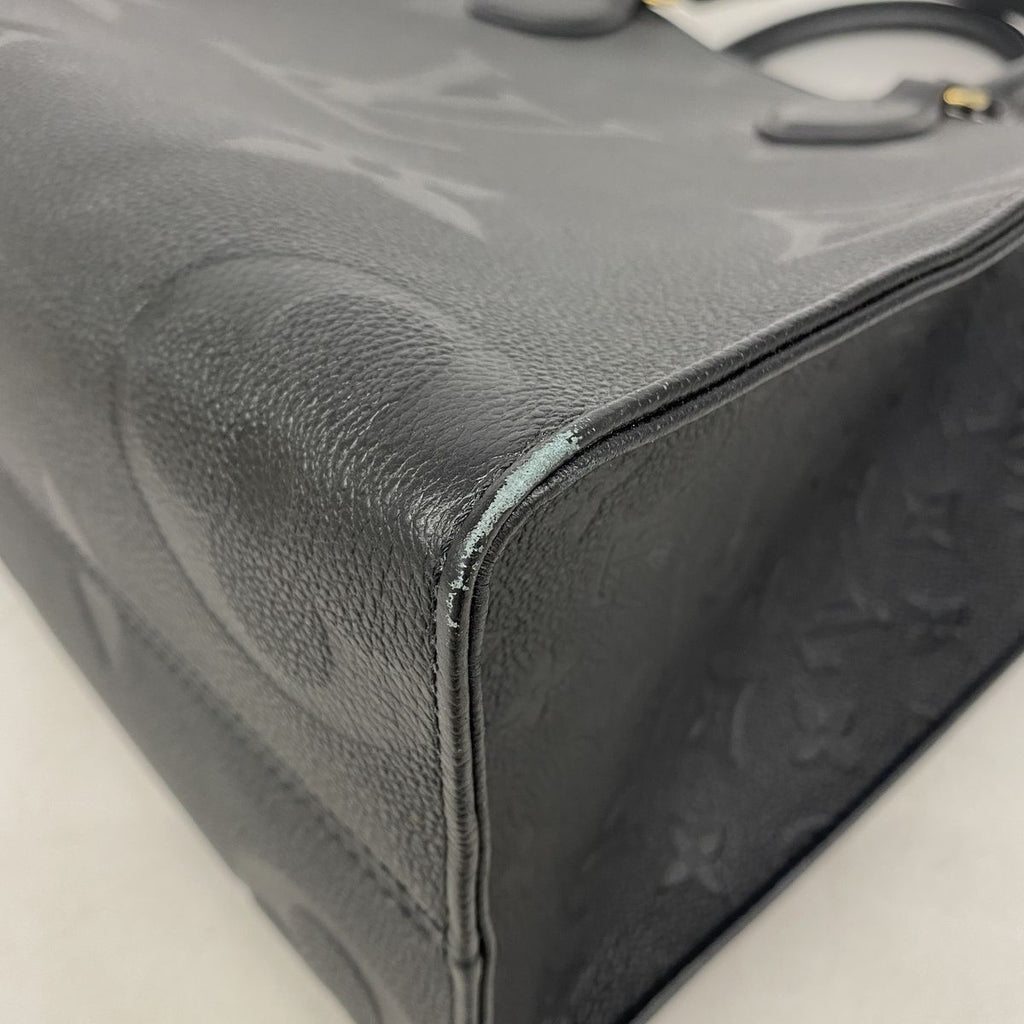Louis Vuitton Tote Bag Monogram Empreinte On The Go MM Noir 2-Way — view 6
