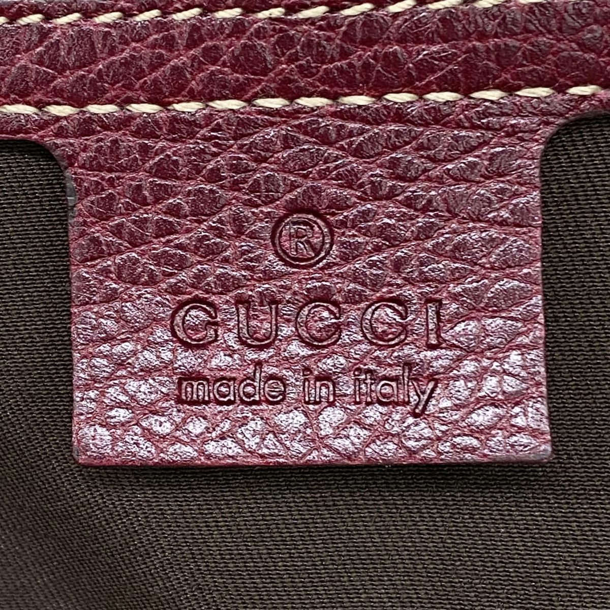 Gucci Handbag GG Canvas Hysteria Beige Bordeaux Gold — view 5