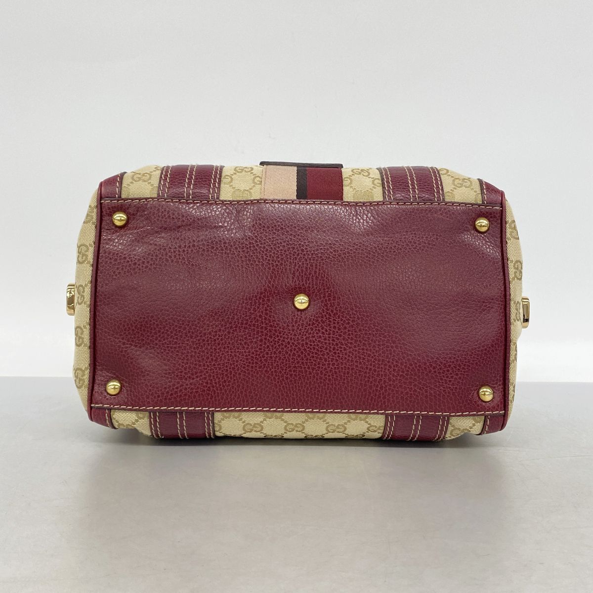 Gucci Handbag GG Canvas Hysteria Beige Bordeaux Gold — view 3