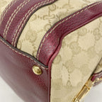 Gucci Handbag GG Canvas Hysteria Beige Bordeaux Gold — view 6