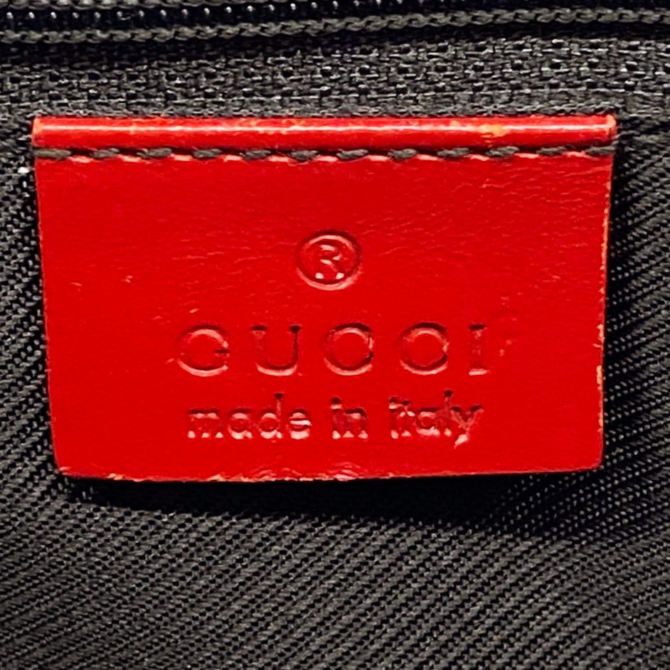 Gucci Handbag GG Canvas Jackie Beige Red Champagne Gold — view 5