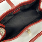 Gucci Handbag GG Canvas Jackie Beige Red Champagne Gold — view 4