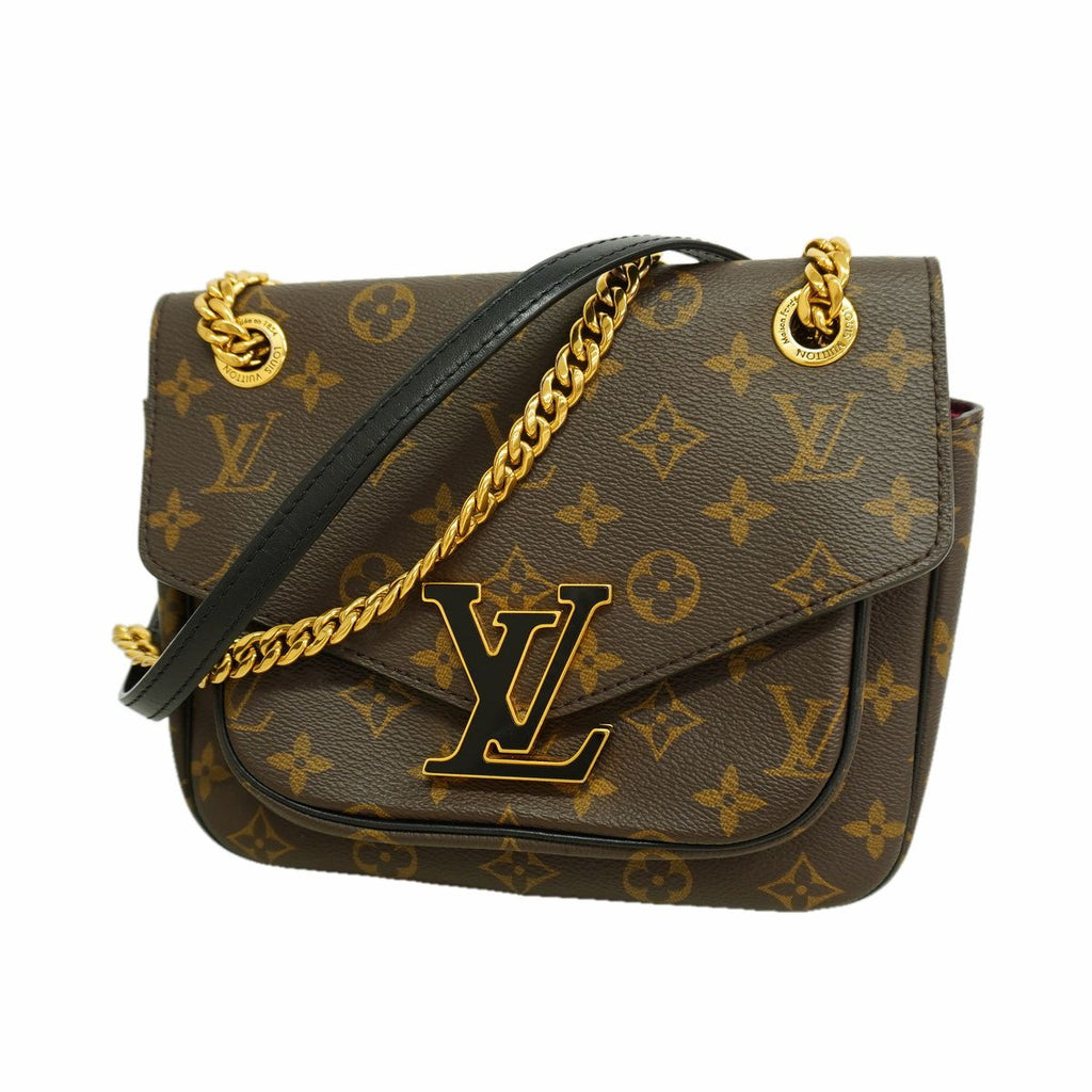 Louis Vuitton Shoulder Bag Monogram Passy Brown
