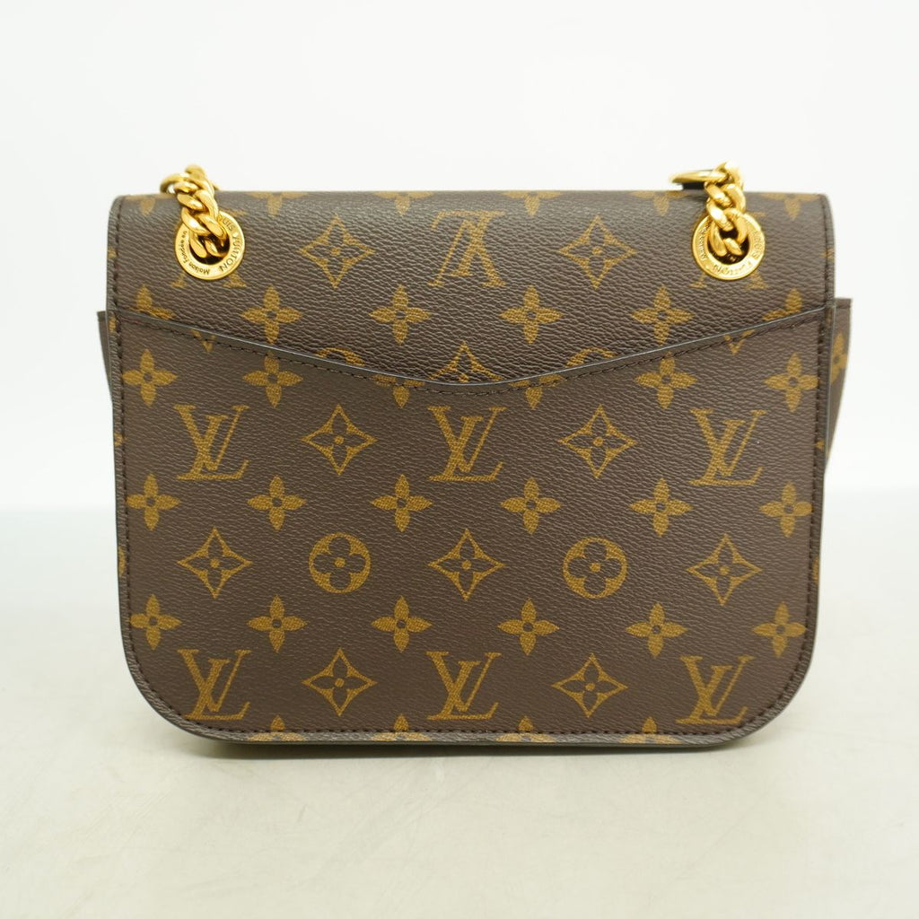 Louis Vuitton Shoulder Bag Monogram Passy Brown — view 8