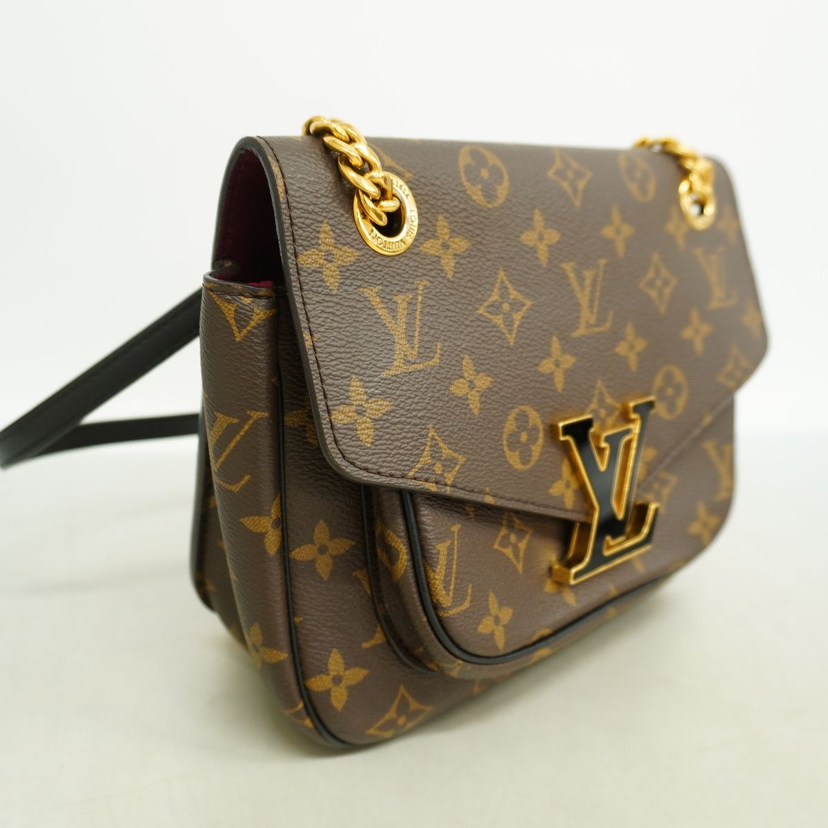 Louis Vuitton Shoulder Bag Monogram Passy Brown — view 2