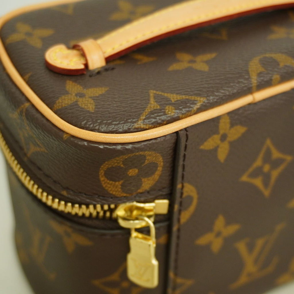Louis Vuitton Vanity Bag Monogram Nice Nano Brown — view 8