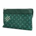 Louis Vuitton Clutch Monogram Heritage Pochette Voyage Souple Green