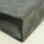Louis Vuitton Clutch Monogram Eclipse Pochette Voyage MM Black — view 8