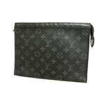 Louis Vuitton Clutch Monogram Eclipse Pochette Voyage MM Black