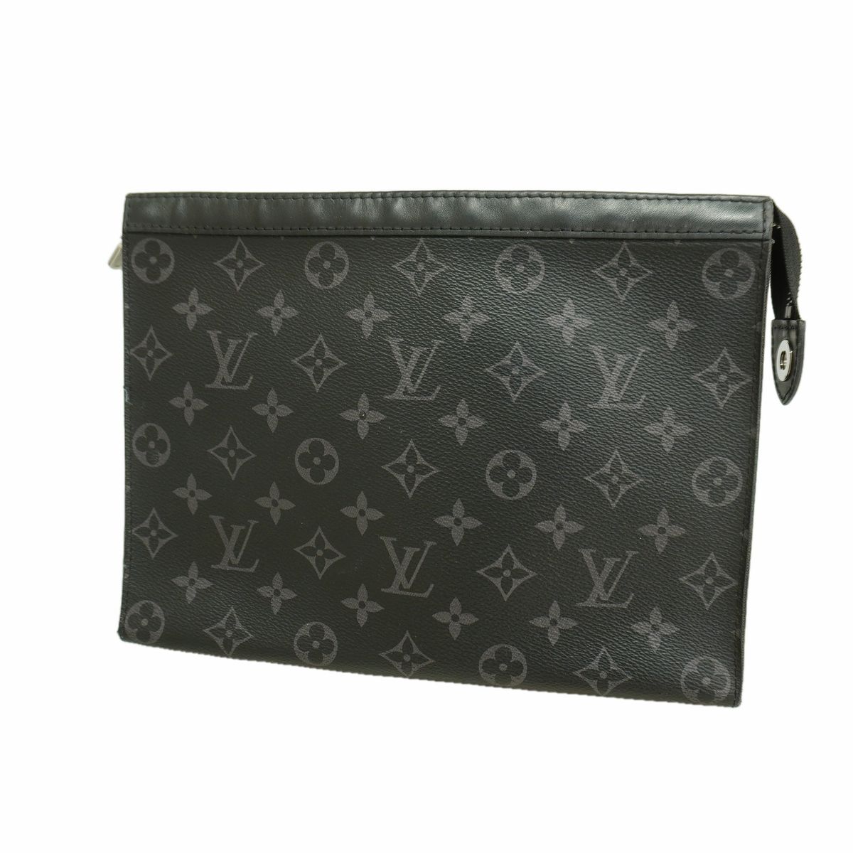 Louis Vuitton Clutch Monogram Eclipse Pochette Voyage MM Black