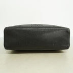 Chanel Shoulder Bag Triple Coco Caviar Leather Black Gold — view 3