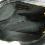 Chanel Shoulder Bag Triple Coco Caviar Leather Black Gold — view 4