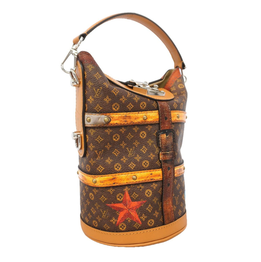 Louis Vuitton Handbag Transformed Monogram Trompe L'oeil Duffle Brown 2-Way — view 2