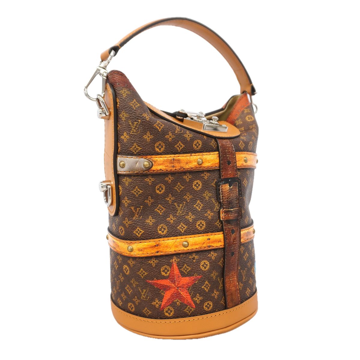 Louis Vuitton Handbag Transformed Monogram Trompe L'oeil Duffle Brown 2-Way — view 2