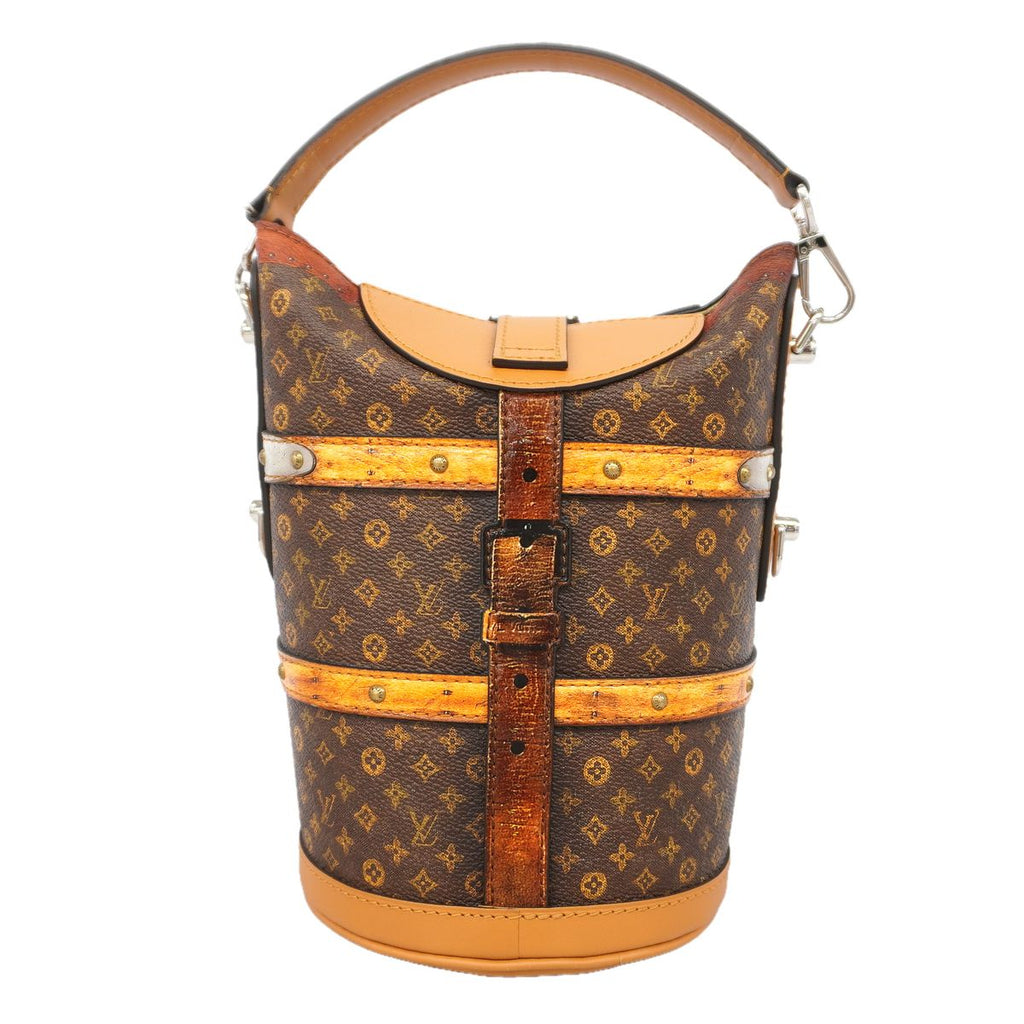 Louis Vuitton Handbag Transformed Monogram Trompe L'oeil Duffle Brown 2-Way