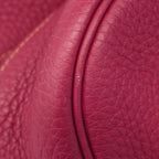 Hermes Handbag Victoria 35 Taurillon Clemence Ruby Silver — view 8