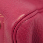 Hermes Handbag Victoria 35 Taurillon Clemence Ruby Silver — view 6