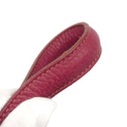 Hermes Handbag Victoria 35 Taurillon Clemence Ruby Silver — view 7