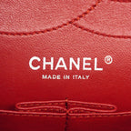 Chanel Shoulder Bag 2.55 Quilted Maxi Leather Red Silver — view 5