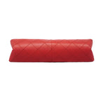 Chanel Shoulder Bag 2.55 Quilted Maxi Leather Red Silver — view 3