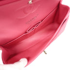 Chanel Shoulder Bag Quilted Lambskin Pink Silver — view 4