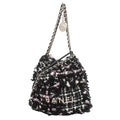 Chanel Shoulder Bag Chanel 22 Tweed Black Silver