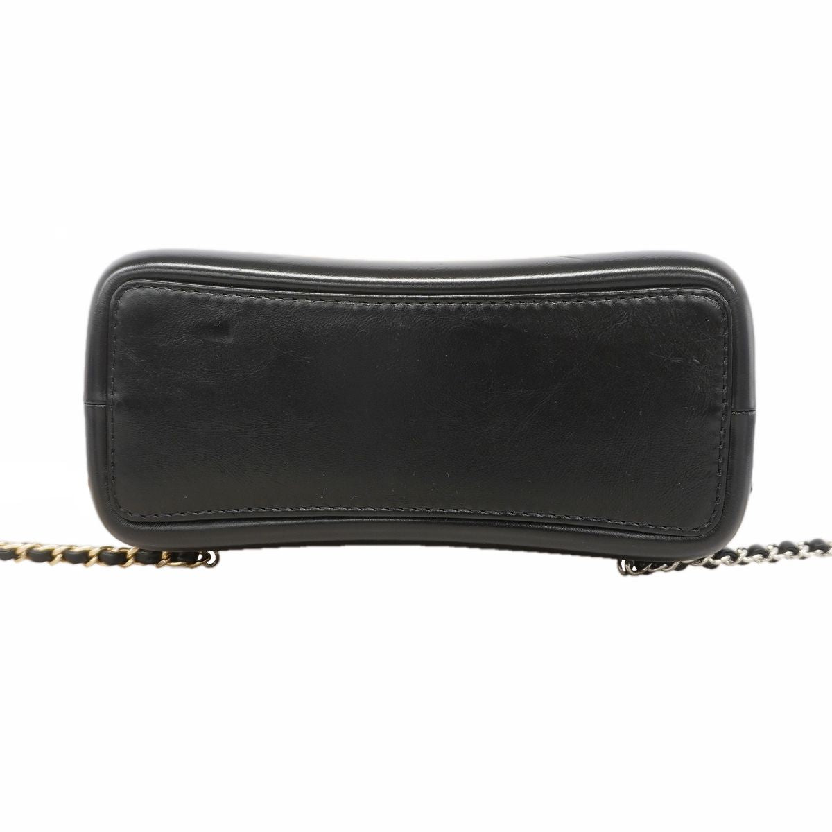 Chanel Backpack Gabrielle Leather Beige Black Gold Silver — view 3
