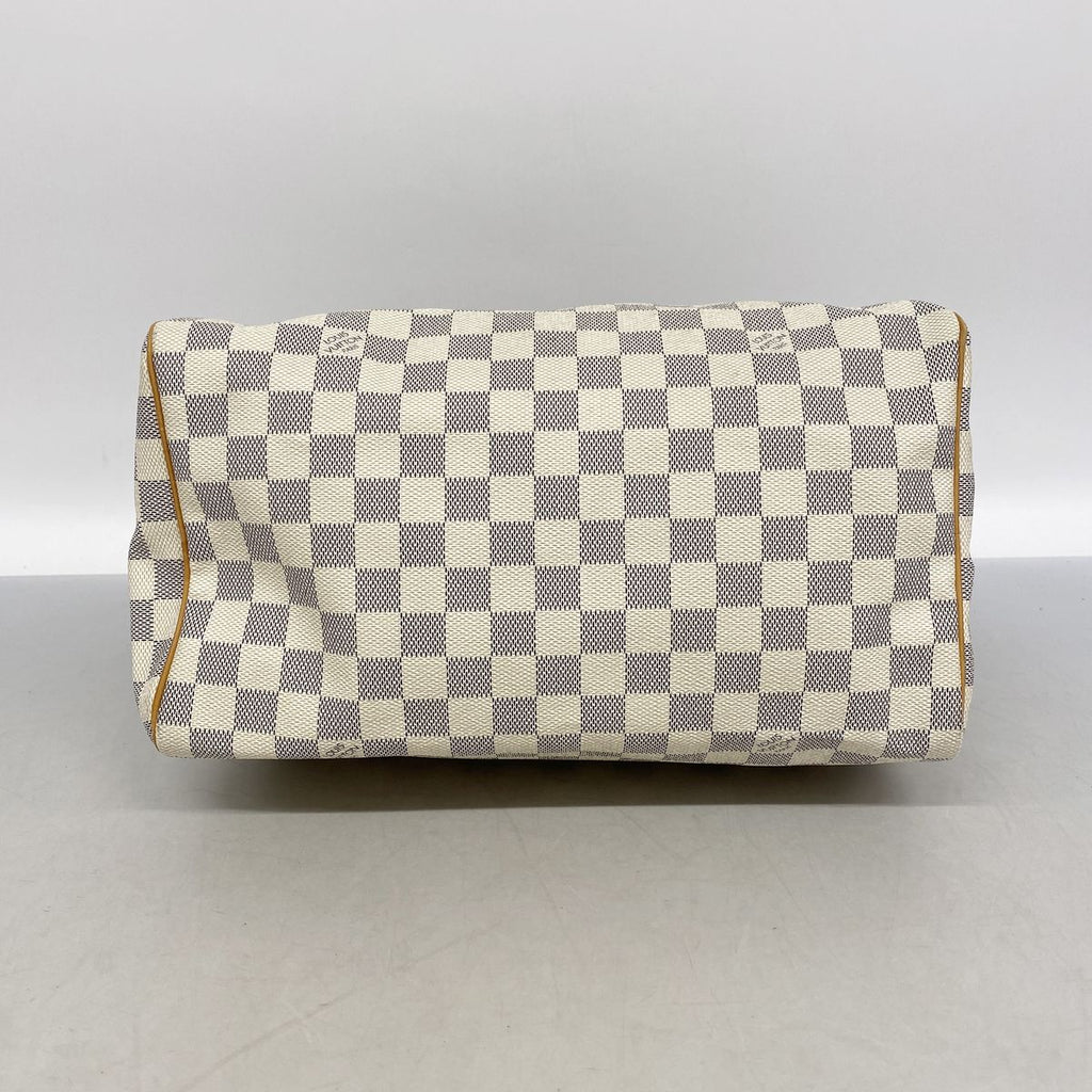 Louis Vuitton Handbag Damier Azur Speedy 30 White — view 3