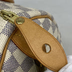 Louis Vuitton Handbag Damier Azur Speedy 30 White — view 7