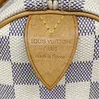 Louis Vuitton Handbag Damier Azur Speedy 30 White — view 5