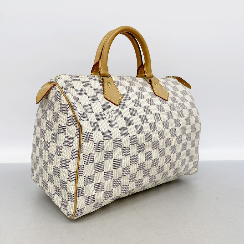 Louis Vuitton Handbag Damier Azur Speedy 30 White — view 2