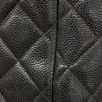 Chanel Tote Bag Reissue Caviar Leather Black Silver — view 8
