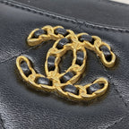 Chanel Coin Purse Chanel 19 Lambskin Black Gold — view 7