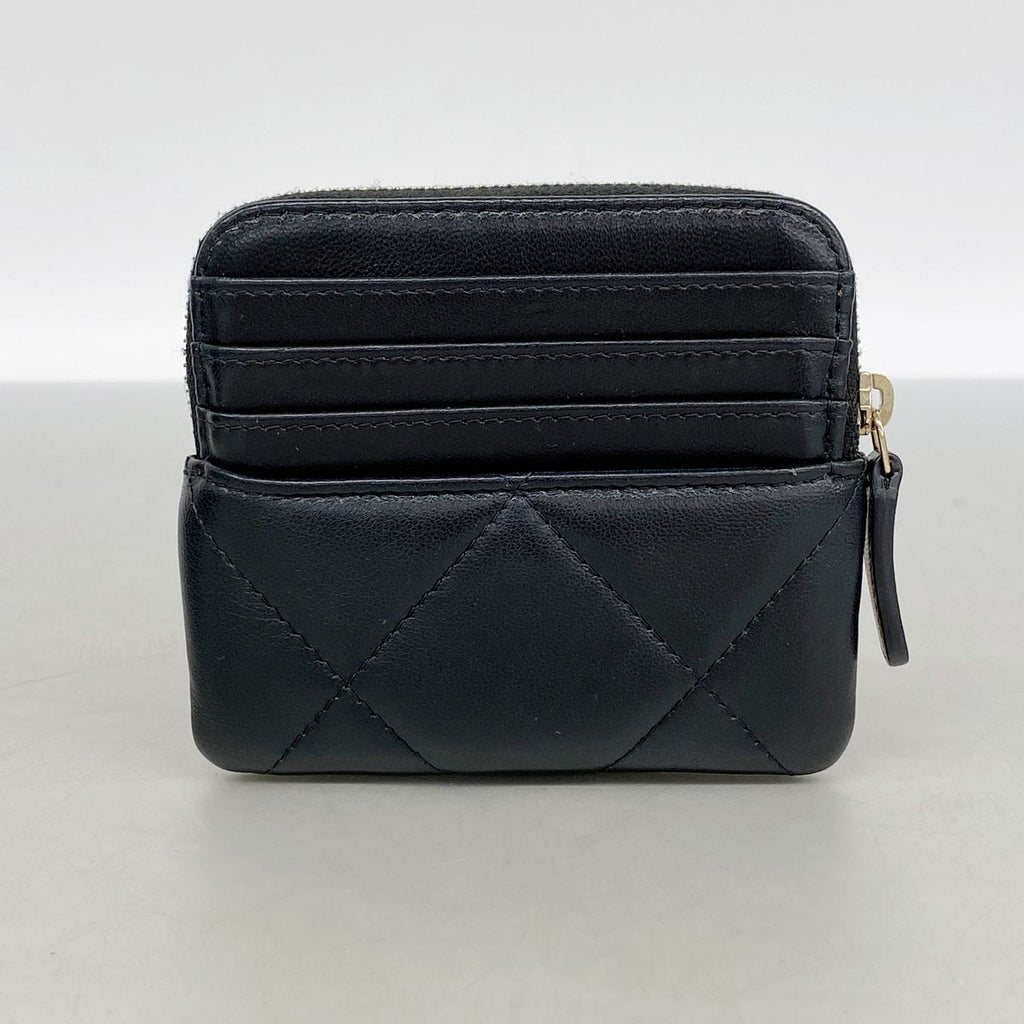 Chanel Coin Purse Chanel 19 Lambskin Black Gold — view 8