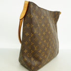 Louis Vuitton Shoulder Bag Monogram Looping GM Brown — view 2