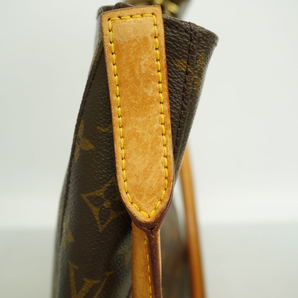 Louis Vuitton Shoulder Bag Monogram Looping GM Brown — view 6