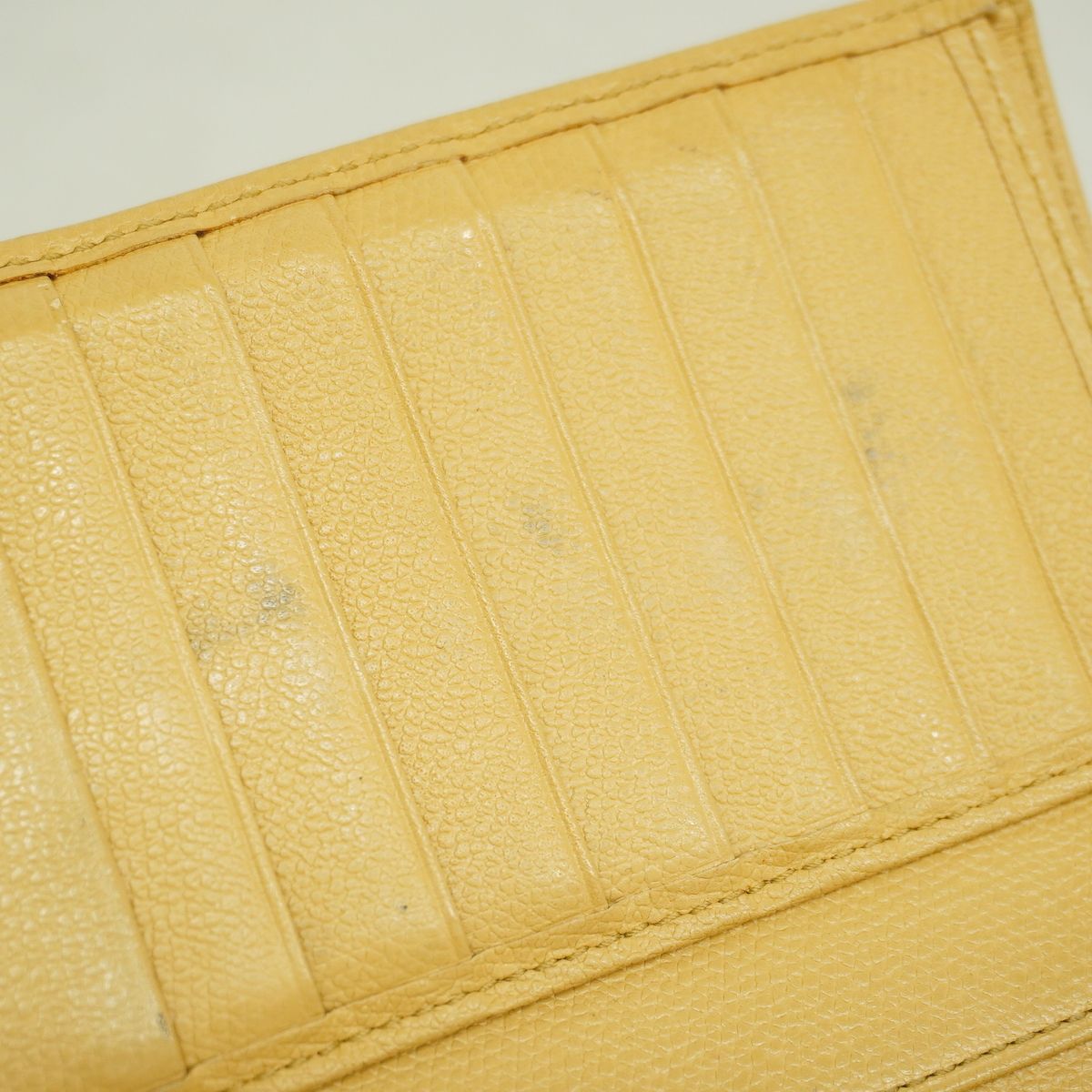Chanel Wallet Coco Buttons Leather Beige Gold — view 8