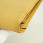 Chanel Wallet Coco Buttons Leather Beige Gold — view 5