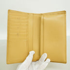 Chanel Wallet Coco Buttons Leather Beige Gold — view 3
