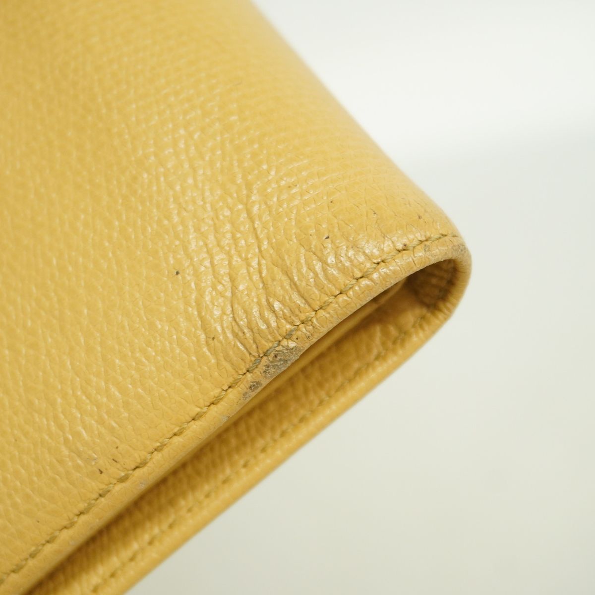Chanel Wallet Coco Buttons Leather Beige Gold — view 6