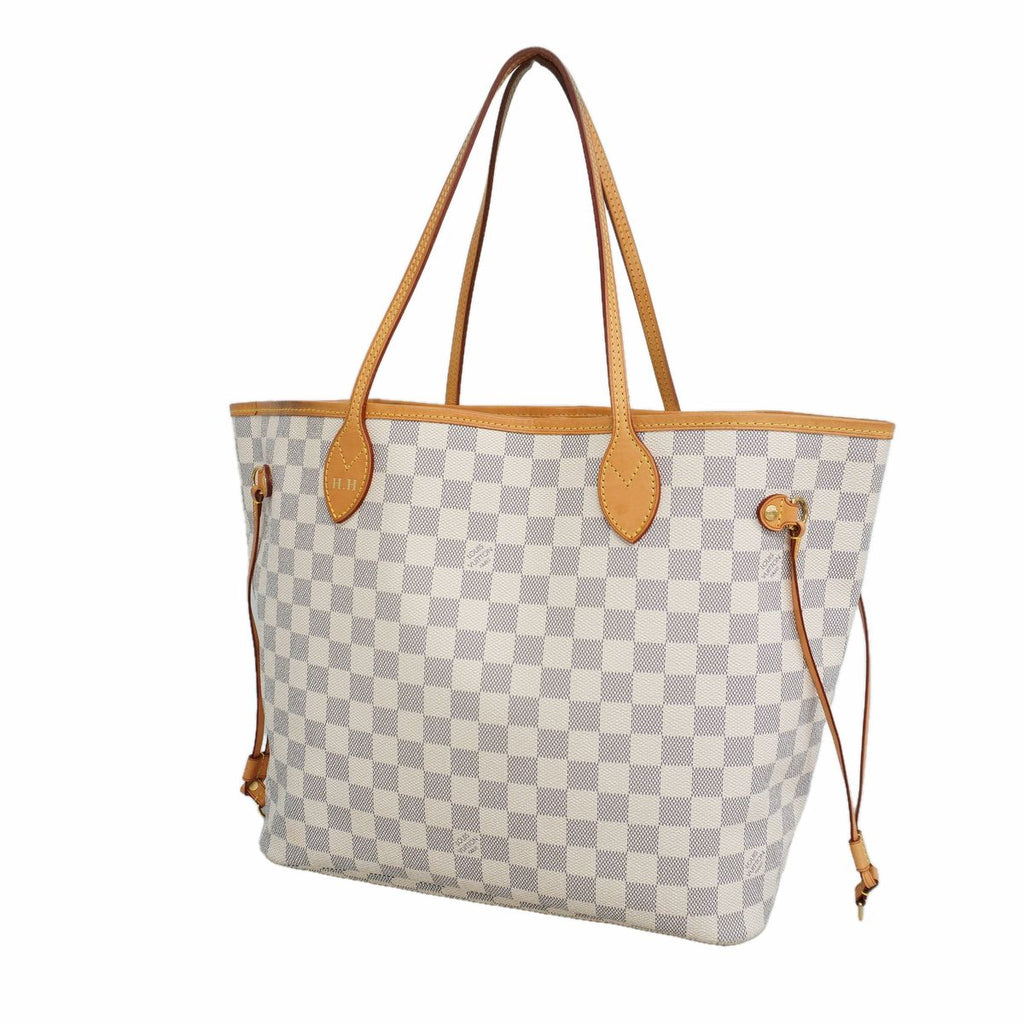 Louis Vuitton Tote Bag Damier Azur Neverfull MM White