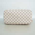 Louis Vuitton Tote Bag Damier Azur Neverfull MM White — view 3