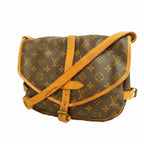 Louis Vuitton Shoulder Bag Monogram Saumur 30 Brown