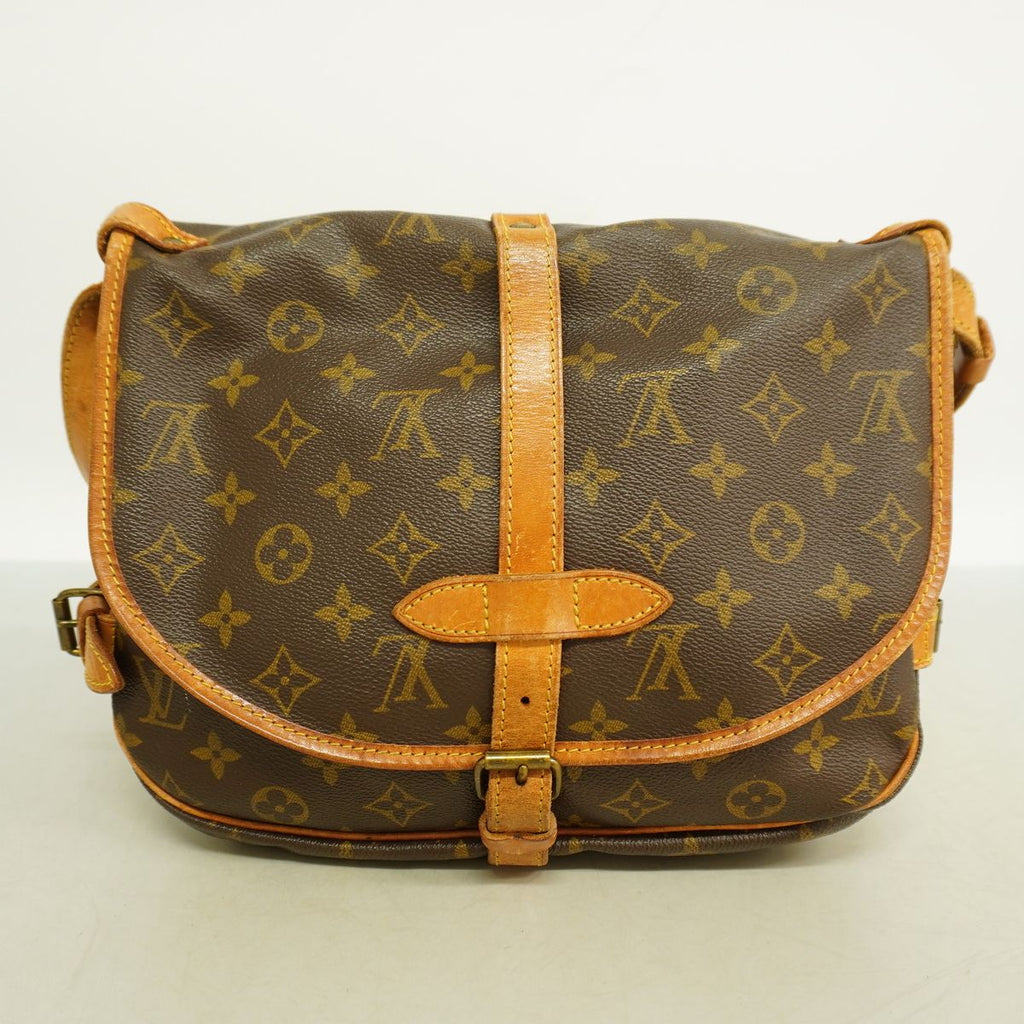 Louis Vuitton Shoulder Bag Monogram Saumur 30 Brown — view 8