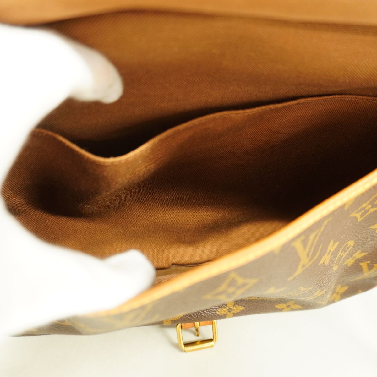 Louis Vuitton Shoulder Bag Monogram Saumur 30 Brown — view 4