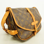 Louis Vuitton Shoulder Bag Monogram Saumur 30 Brown — view 2